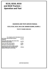 TM1797 - John Deere 8110, 8210, 8310 and 8410 Tractors Diagnostic Operation and Tests Service Manual