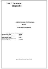 TM1807 - John Deere 550LC excavator Diagnostic Operation and Test Service Manual