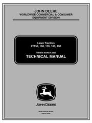 TM1975 - John Deere LT150, LT160, LT170, LT180, LT190 Lawn Tractors Technical Service Manual