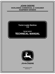 TM1987 - John Deere Backhoe Loader Tractors Diagnostic and Repair Technical Service Manual