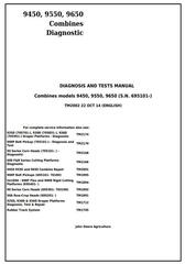 TM2002 - John Deere 9450, 9550, 9650 Combines (SN.695101-) Diagnostic and Tests Service Manual