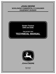 TM2158 - John Deere X495, X595 Lawn and Garden Tractors (Export Edition) Technical Service Manual