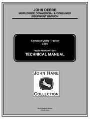 TM2289 - John Deere 2305 Compact Utility Tractors (SN. 120001-) Technical Service Manual