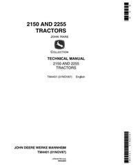 TM4401 - John Deere 2150, 2255 Tractors Diagnostic and Repair Technical Manual