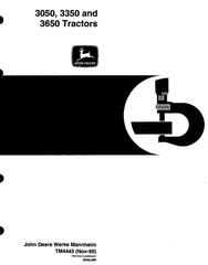 TM4443 - John Deere 3050, 3350, 3650 Tractors Service Repair Technical Manual