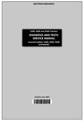 TM4542 - John Deere 5300, 5400 and 5500 Tractors Diagnosis and Repair Service Manual