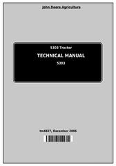 TM4827 - John Deere Tractor 5303 All Inclusive Technical Diagnostic and Repair Service Manual