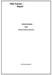 TM4868 - John Deere 7505 Tractor - 2WD or MFWD Service Repair Technical Manual